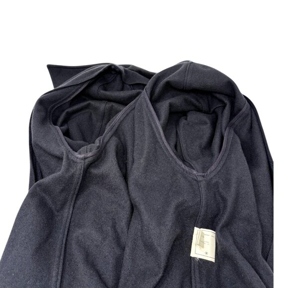 CHANEL Vintage 95A CC Mark Logo Long Coat Jacket #38 Cashmere Dark Blue [106373] - Picture 8 of 12